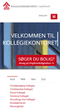 Mobile Screenshot of kollegiekontoret.dk